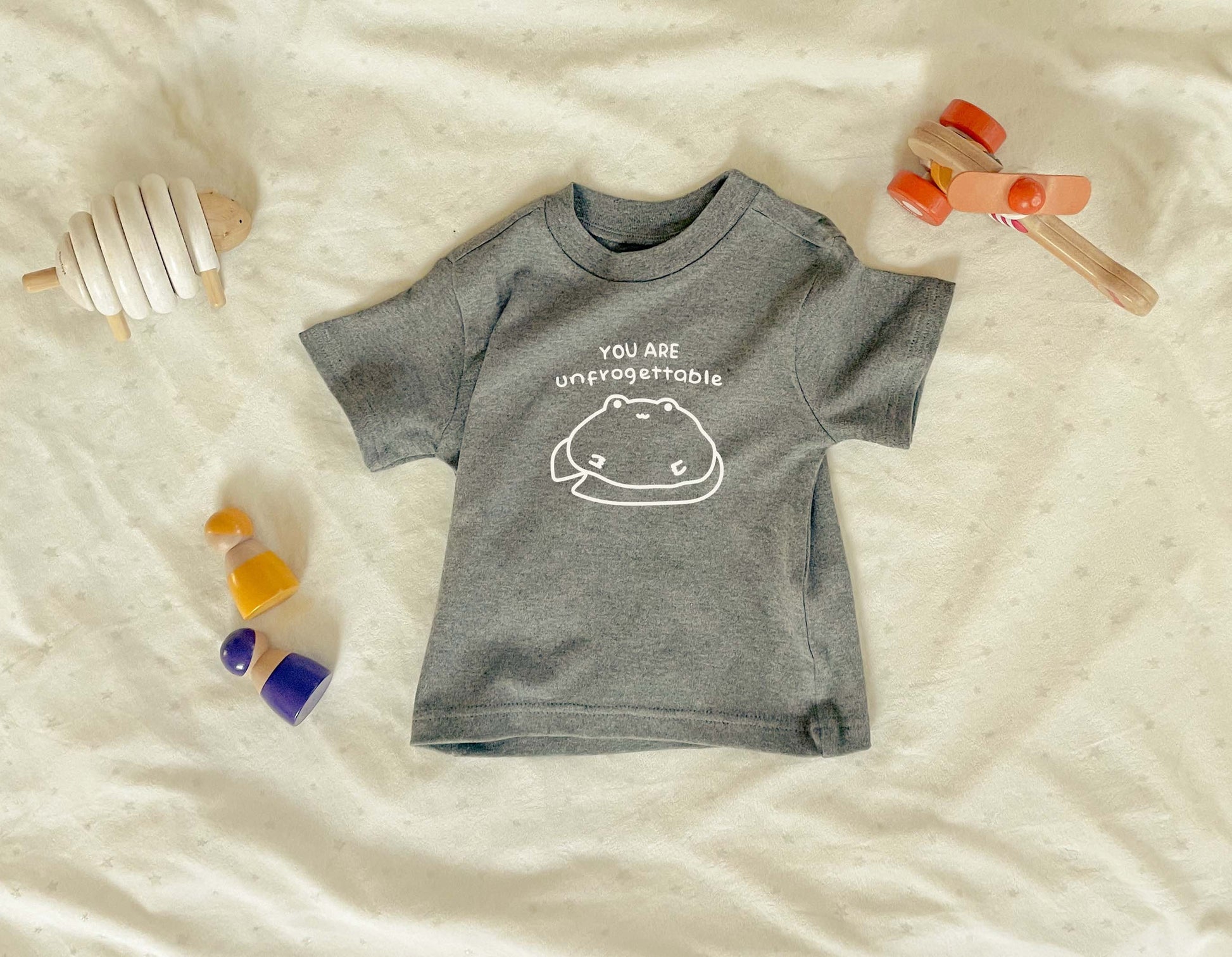 You are Unfrogettable | Toddler Shirt | Short Sleeve Kids Shirt |   Neutral Baby Clothes