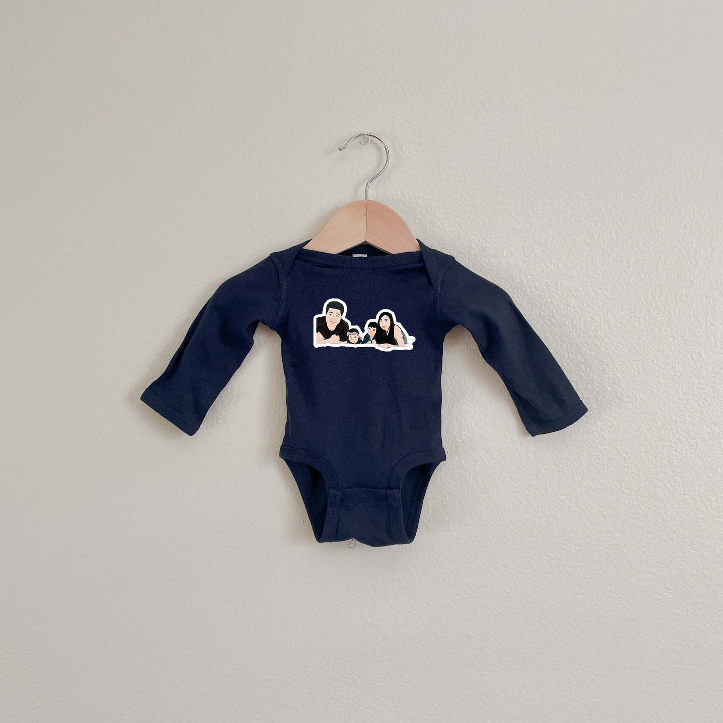 Custom Portrait From Photo Shirt | Toddler Personalized Picture T-Shirt | Baby Portraits Clothing