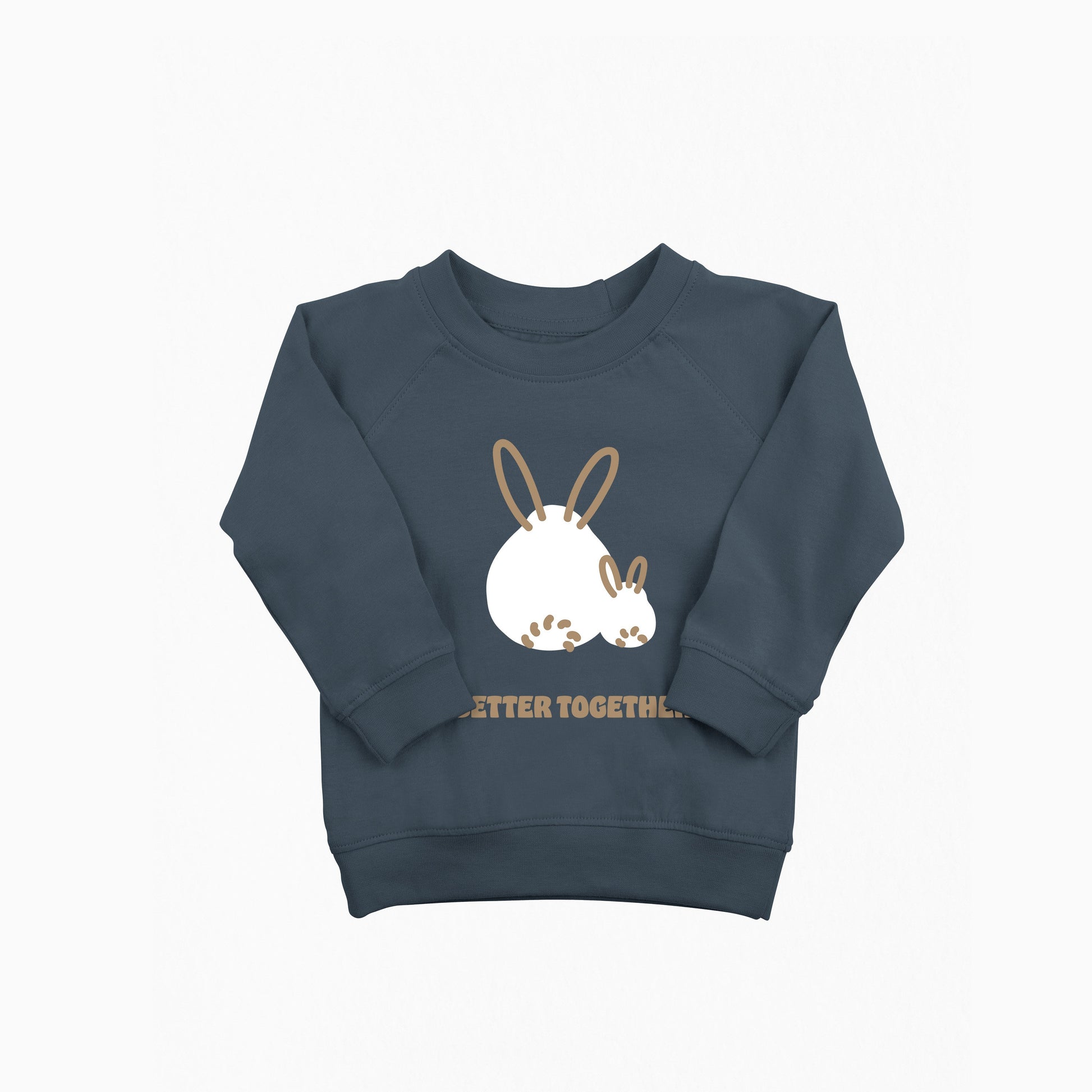 Organic Cotton Better Together Animal Pullover  | Cute Animal Pullover  | Kids Long Sleeve Pullover | Toddler Animal Crew Neck