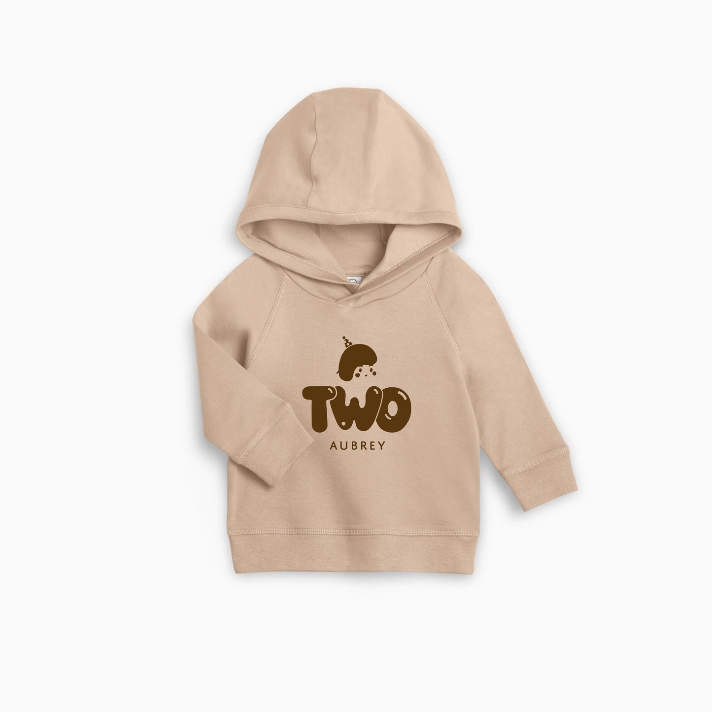 Organic Cotton Personalized Birthday Hooded Tops | Kids Personalized Name Long Sleeve Tops | Toddler Personalized Long Sleeve Hooded Tops