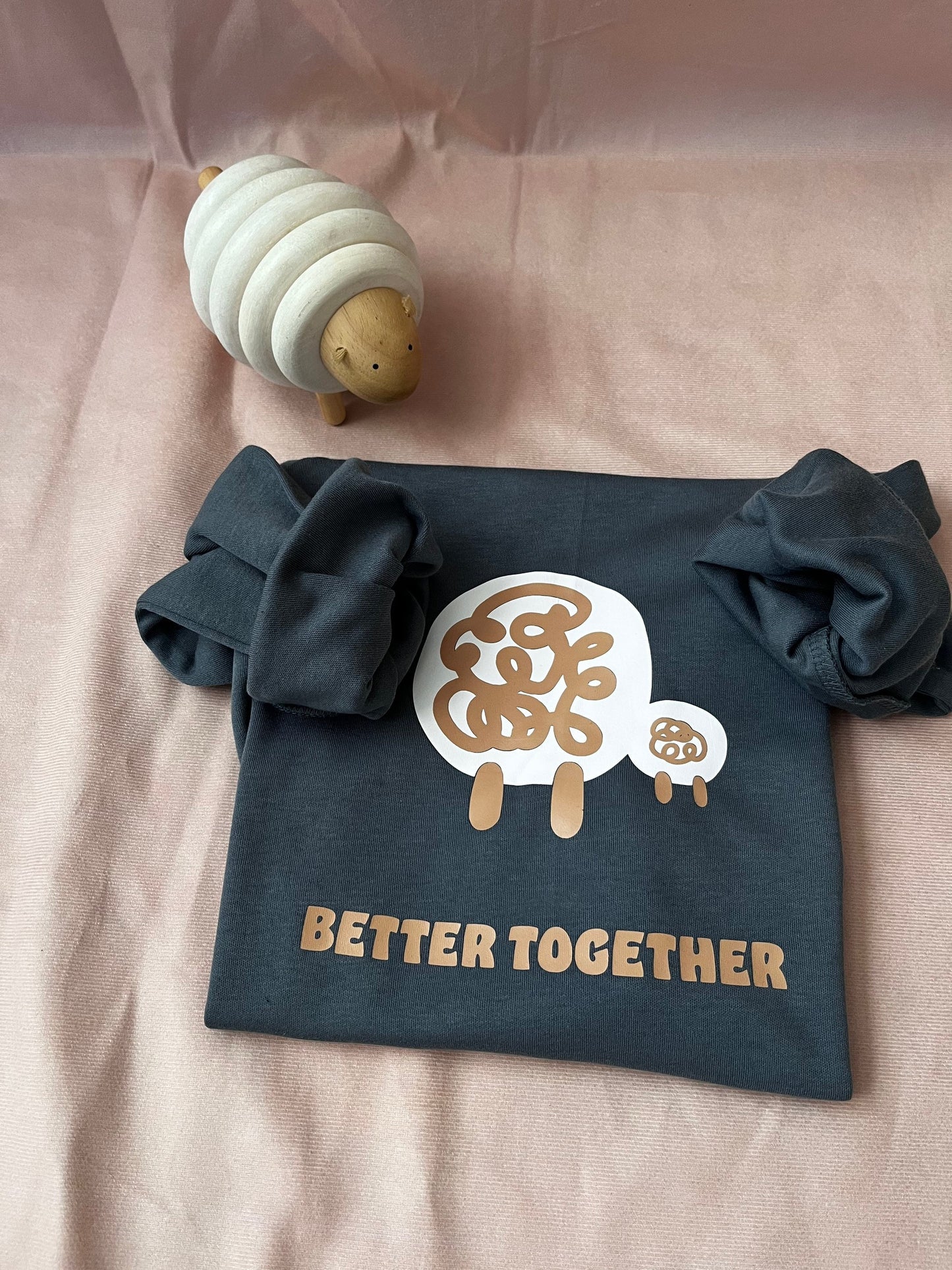Organic Cotton Better Together Animal Pullover  | Cute Animal Pullover  | Kids Long Sleeve Pullover | Toddler Animal Crew Neck