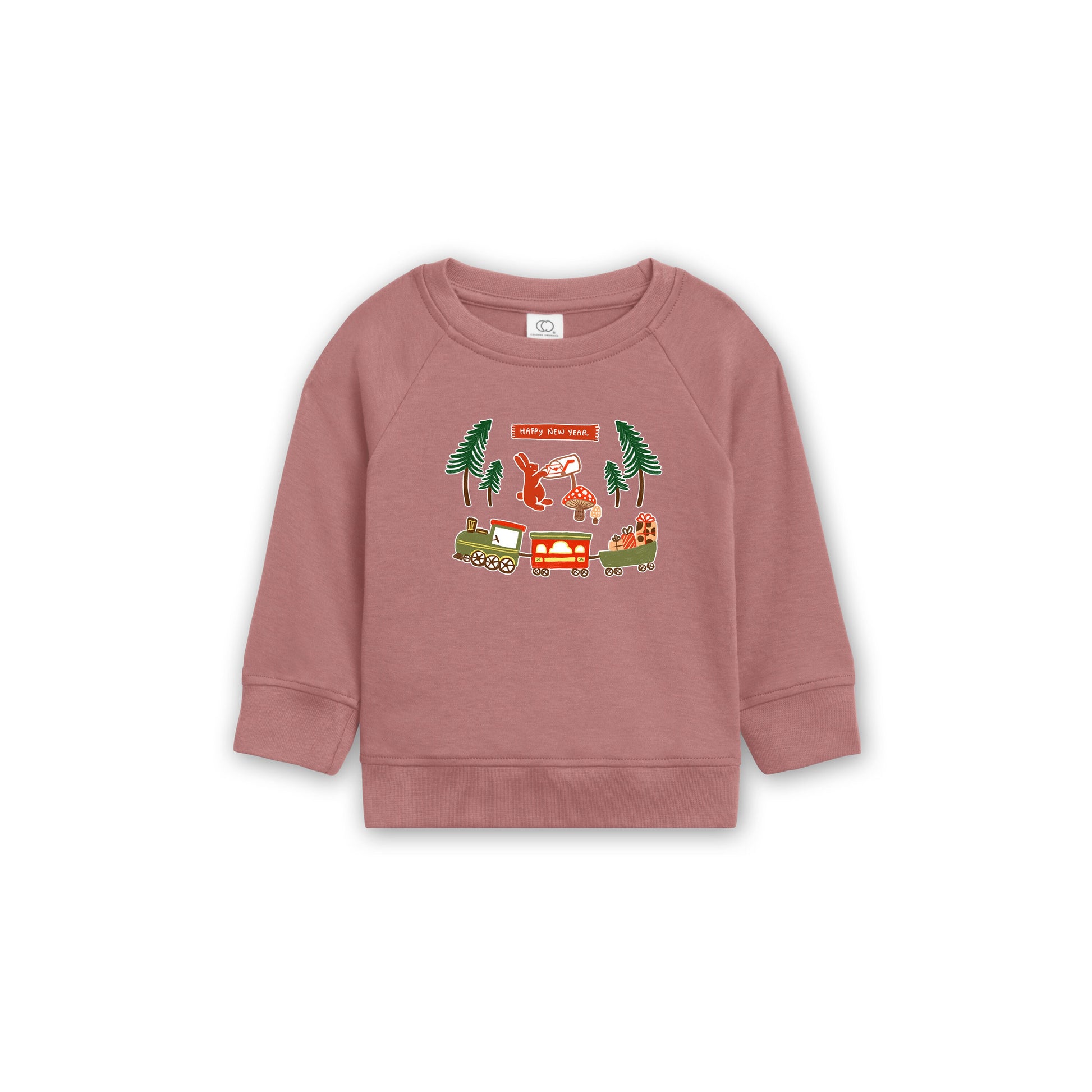 Organic Cotton Kids  Lunar New Year Rabbit Hoodie  | Cute Toddler Lunar New Year Hoodie  | Kids Long Sleeve Hoodie | Toddler New Year Hoodie