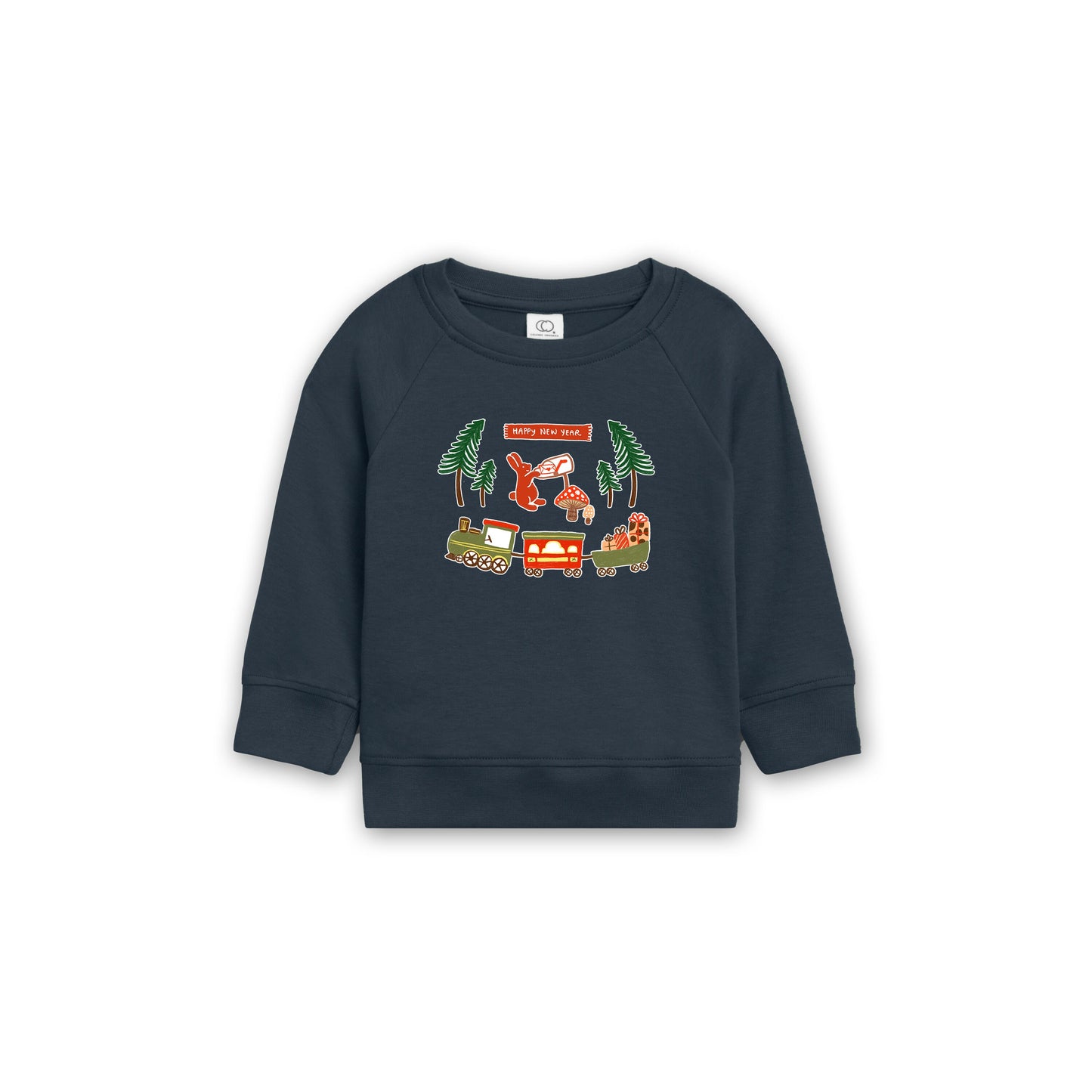 Organic Cotton Kids  Lunar New Year Rabbit Hoodie  | Cute Toddler Lunar New Year Hoodie  | Kids Long Sleeve Hoodie | Toddler New Year Hoodie