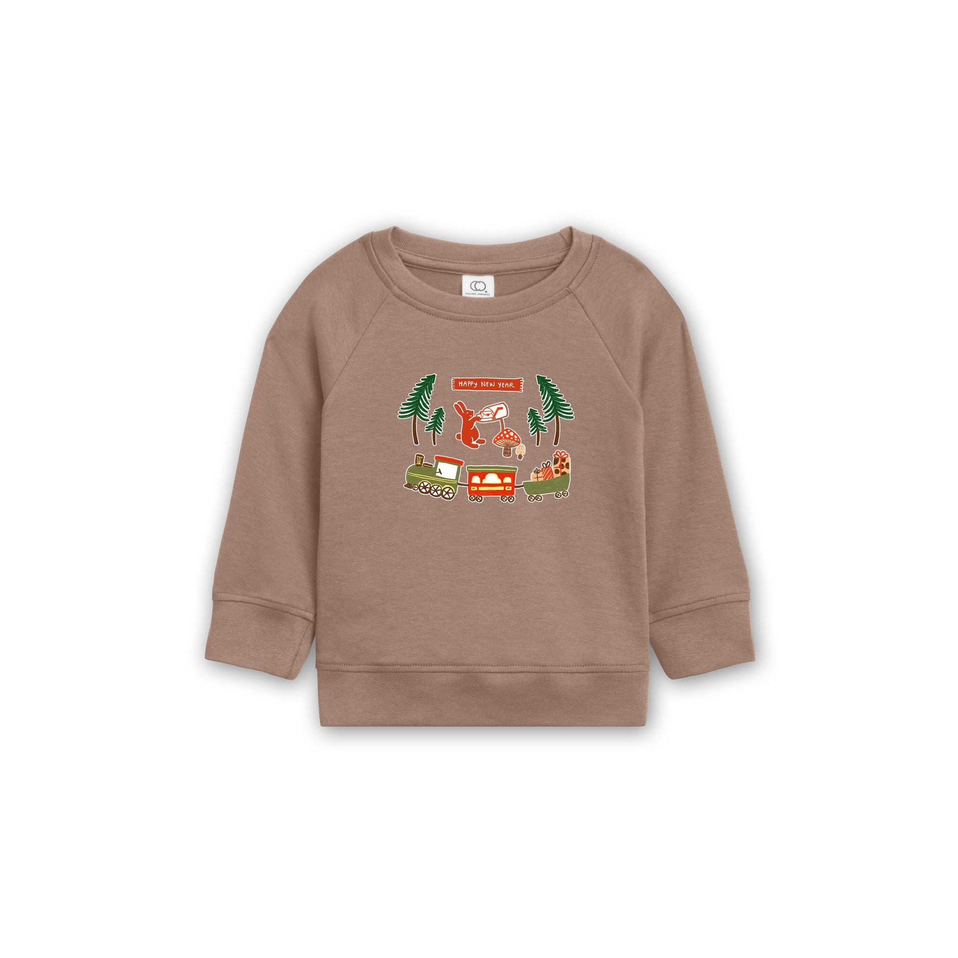 Organic Cotton Kids  Lunar New Year Rabbit Hoodie  | Cute Toddler Lunar New Year Hoodie  | Kids Long Sleeve Hoodie | Toddler New Year Hoodie