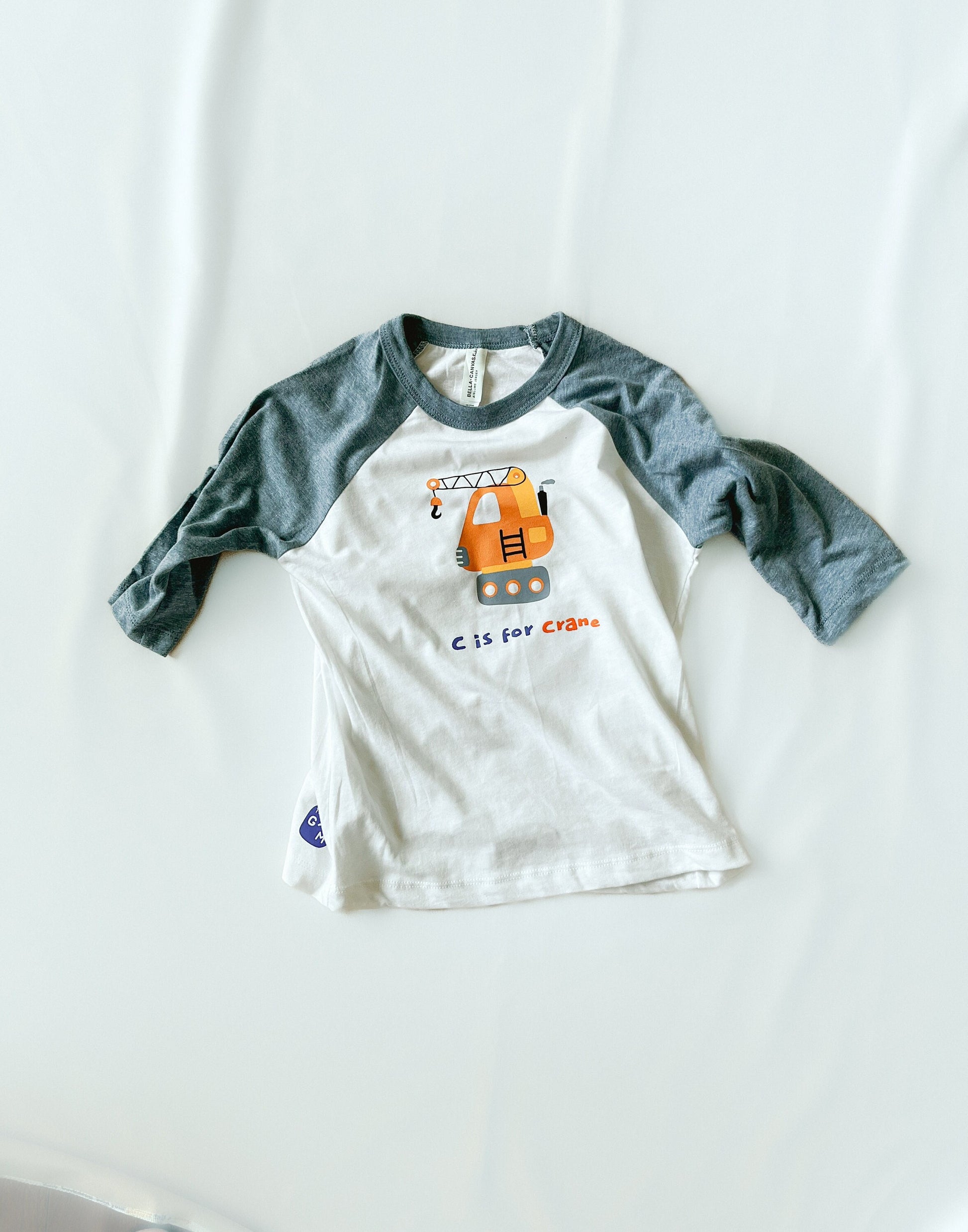 Construction Cars Toddler Boy Girl Tshirts for Crane Truck Lover Baseball Tees for Kids Breathable shirts transport and cute vehicle