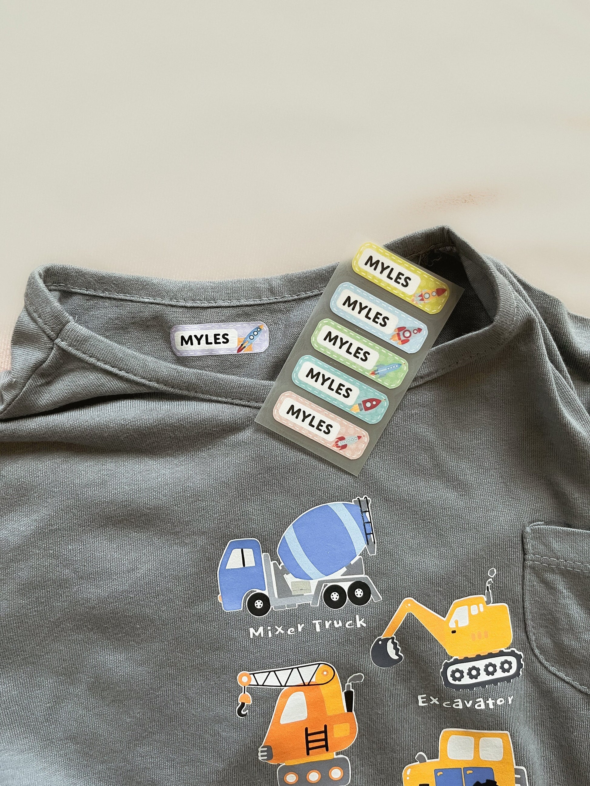 Iron-on Personalized Name Labels