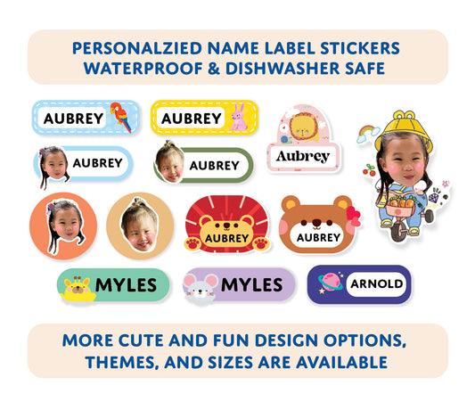 Personalized Name Label Stickers