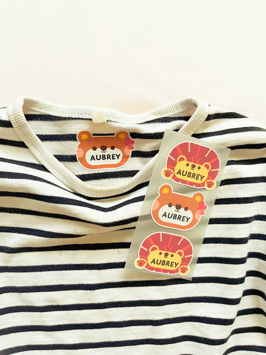 Iron-on Personalized Name Labels