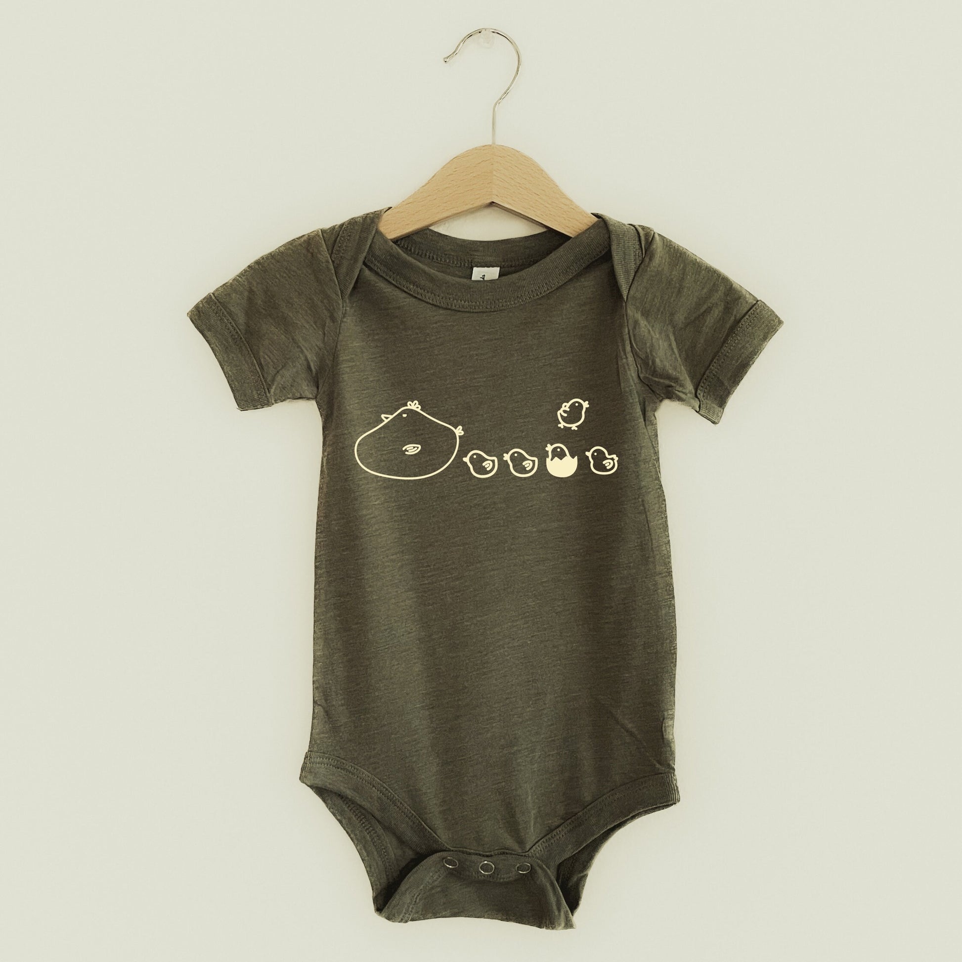 Chick Walk Walk for Baby Boy Girl Onesie for Cute Chicken Baby Bodysuit for Animal Lover tops for Baby and Toddler